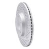 830-67049R Geoperformance Drilled/Slotted Brake Rotor, 2002-2006 Infiniti/Nissan, Position: Front Right - image 2