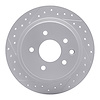 830-67050L Geoperformance Drilled/Slotted Brake Rotor, Fits Select Multiple Makes/Models, Position: Rear Left - image 1
