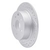 830-67050L Geoperformance Drilled/Slotted Brake Rotor, Fits Select Multiple Makes/Models, Position: Rear Left - image 2