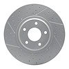 830-67051L Geoperformance Drilled/Slotted Brake Rotor, 2003-2005 Infiniti/Nissan, Position: Front Left - image 1