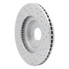 830-67051L Geoperformance Drilled/Slotted Brake Rotor, 2003-2005 Infiniti/Nissan, Position: Front Left - image 4