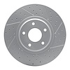 830-67051R Geoperformance Drilled/Slotted Brake Rotor, 2003-2005 Infiniti/Nissan, Position: Front Right - image 1
