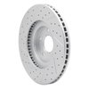 830-67051R Geoperformance Drilled/Slotted Brake Rotor, 2003-2005 Infiniti/Nissan, Position: Front Right - image 4