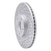830-67052L Geoperformance Drilled/Slotted Brake Rotor, Fits Select Infiniti/Nissan, Position: Front Left - image 2