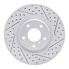 830-67052R Geoperformance Drilled/Slotted Brake Rotor, Fits Select Infiniti/Nissan, Position: Front Right - image 1