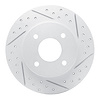 830-67053L Geoperformance Drilled/Slotted Brake Rotor, 2004-2006 Infiniti/Nissan, Position: Rear Left - image 1