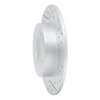 830-67053L Geoperformance Drilled/Slotted Brake Rotor, 2004-2006 Infiniti/Nissan, Position: Rear Left - image 2