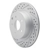 830-67055L Geoperformance Drilled/Slotted Brake Rotor, Fits Select Infiniti/Nissan, Position: Rear Left - image 2