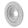 830-67055L Geoperformance Drilled/Slotted Brake Rotor, Fits Select Infiniti/Nissan, Position: Rear Left - image 4