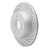 830-67055R Geoperformance Drilled/Slotted Brake Rotor, Fits Select Infiniti/Nissan, Position: Rear Right - image 2