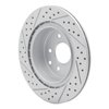 830-67055R Geoperformance Drilled/Slotted Brake Rotor, Fits Select Infiniti/Nissan, Position: Rear Right - image 4