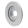 830-67056L Geoperformance Drilled/Slotted Brake Rotor, 2007-2014 Infiniti/Nissan, Position: Front Left - image 4