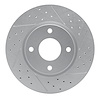830-67056R Geoperformance Drilled/Slotted Brake Rotor, 2007-2014 Infiniti/Nissan, Position: Front Right - image 1