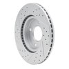 830-67056R Geoperformance Drilled/Slotted Brake Rotor, 2007-2014 Infiniti/Nissan, Position: Front Right - image 4