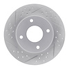 830-67062L Geoperformance Drilled/Slotted Brake Rotor, 2007-2017 Infiniti/Nissan, Position: Front Left - image 1