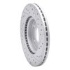 830-67064L Geoperformance Drilled/Slotted Brake Rotor, 2013-2019 Infiniti/Nissan, Position: Front Left - image 4