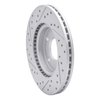 830-67064R Geoperformance Drilled/Slotted Brake Rotor, 2013-2019 Infiniti/Nissan, Position: Front Right - image 4