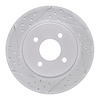 830-67065L Geoperformance Drilled/Slotted Brake Rotor, 2011-2019 Infiniti/Nissan, Position: Front Left - image 1