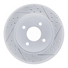 830-67065R Geoperformance Drilled/Slotted Brake Rotor, 2011-2019 Infiniti/Nissan, Position: Front Right - image 1