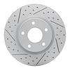 830-67066L Geoperformance Drilled/Slotted Brake Rotor, Fits Select Infiniti/Nissan, Position: Front Left - image 1