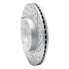 830-67066R Geoperformance Drilled/Slotted Brake Rotor, Fits Select Infiniti/Nissan, Position: Front Right - image 2