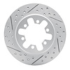 830-67081L Geoperformance Drilled/Slotted Brake Rotor, 1985-1997 Infiniti/Nissan, Position: Front Left - image 1