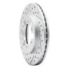830-67081L Geoperformance Drilled/Slotted Brake Rotor, 1985-1997 Infiniti/Nissan, Position: Front Left - image 2