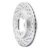 830-67081R Geoperformance Drilled/Slotted Brake Rotor, 1985-1997 Infiniti/Nissan, Position: Front Right - image 2