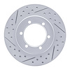 830-67085L Geoperformance Drilled/Slotted Brake Rotor, 1998-2015 Infiniti/Nissan, Position: Front Left - image 1