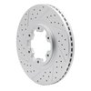 830-67086L Geoperformance Drilled/Slotted Brake Rotor, 1998-2004 Infiniti/Nissan, Position: Front Left - image 2