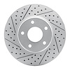 830-67087L Geoperformance Drilled/Slotted Brake Rotor, 2002-2017 Infiniti/Nissan, Position: Front Left - image 1