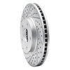 830-67087L Geoperformance Drilled/Slotted Brake Rotor, 2002-2017 Infiniti/Nissan, Position: Front Left - image 2