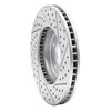 830-67087L Geoperformance Drilled/Slotted Brake Rotor, 2002-2017 Infiniti/Nissan, Position: Front Left - image 4