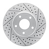 830-67087R Geoperformance Drilled/Slotted Brake Rotor, 2002-2017 Infiniti/Nissan, Position: Front Right - image 1