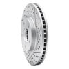 830-67087R Geoperformance Drilled/Slotted Brake Rotor, 2002-2017 Infiniti/Nissan, Position: Front Right - image 2