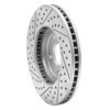 830-67087R Geoperformance Drilled/Slotted Brake Rotor, 2002-2017 Infiniti/Nissan, Position: Front Right - image 4