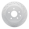 830-67088R Geoperformance Drilled/Slotted Brake Rotor, Fits Select Multiple Makes/Models, Position: Rear Right