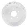 830-67089R Geoperformance Drilled/Slotted Brake Rotor, Fits Select Infiniti/Nissan, Position: Rear Right - image 1