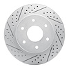 830-67091L Geoperformance Drilled/Slotted Brake Rotor, 2004-2005 Infiniti/Nissan, Position: Front Left - image 1
