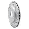 830-67091R Geoperformance Drilled/Slotted Brake Rotor, 2004-2005 Infiniti/Nissan, Position: Front Right - image 2
