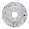 830-67092L Geoperformance Drilled/Slotted Brake Rotor, Fits Select Multiple Makes/Models, Position: Front Left - image 1