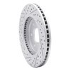 830-67092R Geoperformance Drilled/Slotted Brake Rotor, Fits Select Multiple Makes/Models, Position: Front Right - image 4