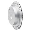 830-67093L Geoperformance Drilled/Slotted Brake Rotor, 2005-2012 Infiniti/Nissan, Position: Rear Left - image 2