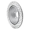 830-67093L Geoperformance Drilled/Slotted Brake Rotor, 2005-2012 Infiniti/Nissan, Position: Rear Left - image 4