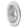 830-67093R Geoperformance Drilled/Slotted Brake Rotor, 2005-2012 Infiniti/Nissan, Position: Rear Right - image 4