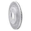 830-67096L Geoperformance Drilled/Slotted Brake Rotor, 2005-2007 Infiniti/Nissan, Position: Front Left - image 2