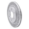 830-67096R Geoperformance Drilled/Slotted Brake Rotor, 2005-2007 Infiniti/Nissan, Position: Front Right - image 2