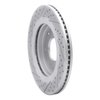 830-67096R Geoperformance Drilled/Slotted Brake Rotor, 2005-2007 Infiniti/Nissan, Position: Front Right - image 4