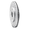 830-67097L Geoperformance Drilled/Slotted Brake Rotor, 2005-2007 Infiniti/Nissan, Position: Front Left - image 1