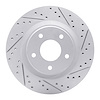 830-67100R Geoperformance Drilled/Slotted Brake Rotor, 2011-2019 Infiniti/Nissan, Position: Front Right - image 1